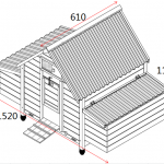 Chicken House 4-6 Birds