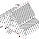 Chicken House 6-8 Birds