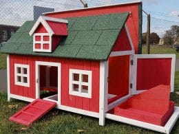 Chicken House Barn Red Design