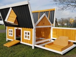 Chicken House Eco Big Barn Design open