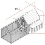 chicken coop with fox resistant run