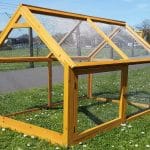 chicken coop with safe chicken run attached