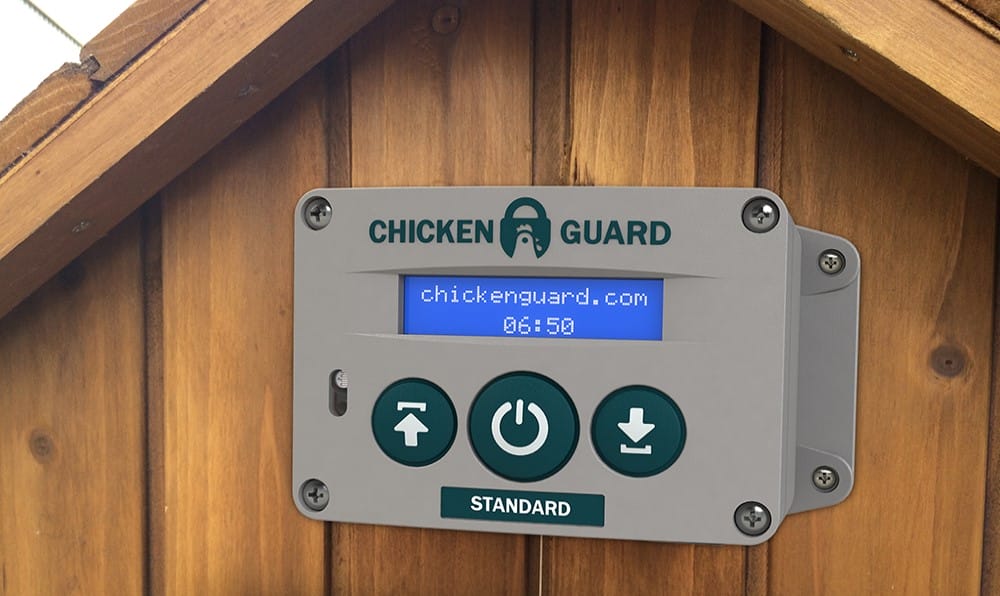 Chicken Guard door lock for chicken coops