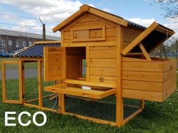 Eco Chicken Coop with hardwearing roof