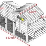 Eco Chicken Coop with hardwearing roof