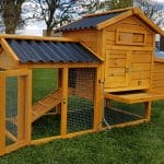 Eco Chicken Coop with hardwearing roof