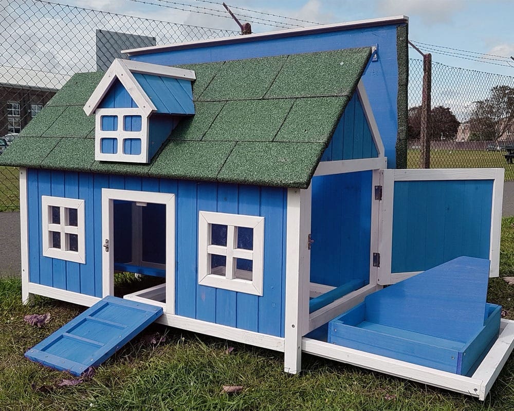 Blue Chicken House, Barn Design