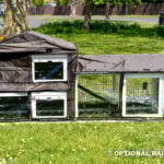 The 5ft Smokey Grey Rabbit Hutch