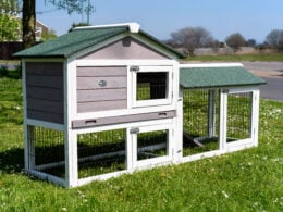 The 5ft Smokey Grey Rabbit Hutch