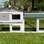 The 5ft Smokey Grey Rabbit Hutch