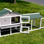 The 5ft Smokey Grey Rabbit Hutch
