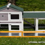 The 5ft Smokey Grey Rabbit Hutch