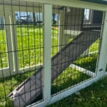 The 5ft Smokey Grey Rabbit Hutch