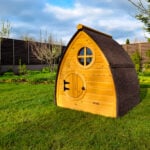 Dome Chicken Coop with Nest Box