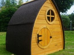 Dome design chicken house with window and door