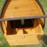 Dome design chicken house with window and door