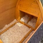 Dome design chicken house with window and door