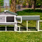 smokey grey 6ft Rabbit Hutch