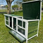 Extra large Thumper Green Rabbit Hutch – Welfare Standard Approved