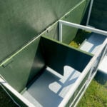 Extra large Thumper Green Rabbit Hutch – Welfare Standard Approved
