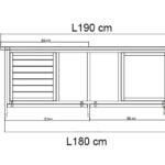 Extra large Thumper Green Rabbit Hutch – Welfare Standard Approved