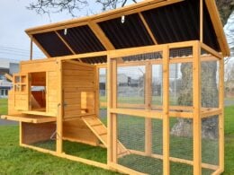 Clearance Sale ECO 8ft Raised Chicken Coop With Run