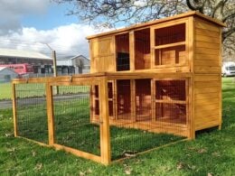 Clearance Sale THUMPER DELUXE XL WITH RUN Rabbit Hutch