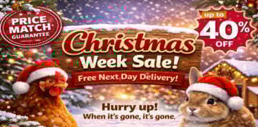 chicken coops banner christmas